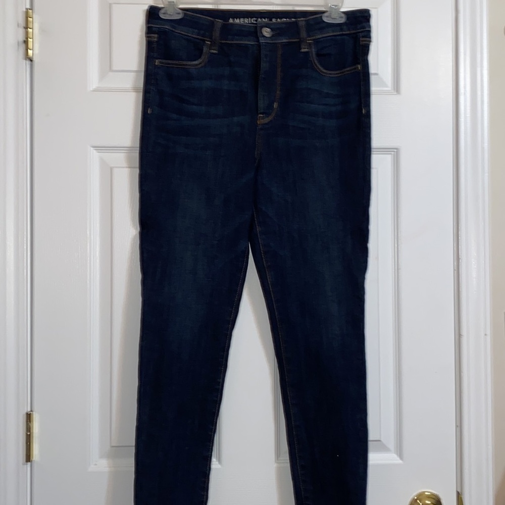 American Eagle Next Level stretch high rise jeggings. Size 14 Short.